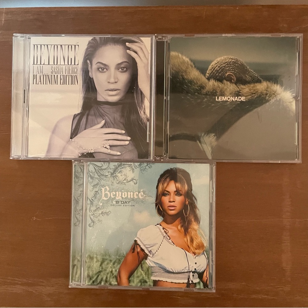 Beyoncé CDs - Sasha Fierce, B’Day, Lemonade
